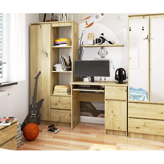 MASĂ DE CALCULATOR PIKSEL STEJAR ARTISAN - DREAPTA