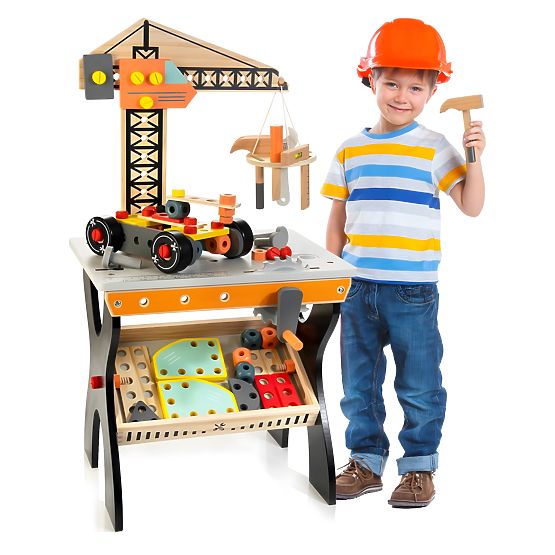 Masă de lucru din lemn pentru copii ECOTOYS