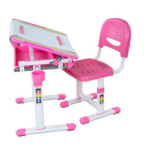 Masă de scris + scaun Bambino pentru copii-diferite culori