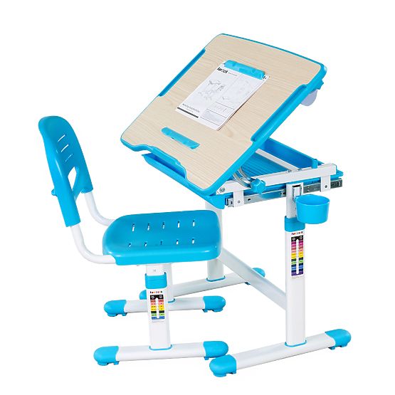 Masă de scris + scaun Bambino pentru copii-diferite culori