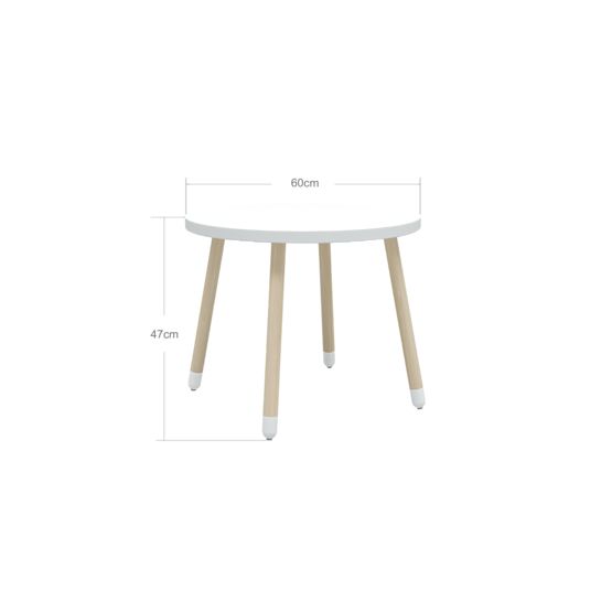 Masă Dots  - albă