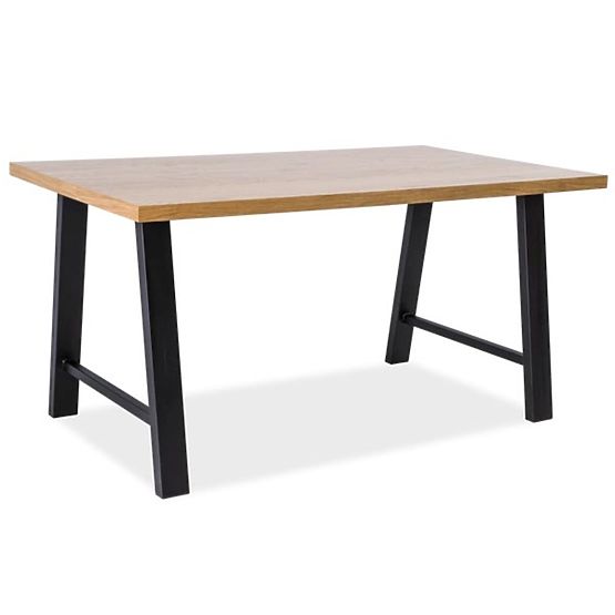 Masă pentru cină ABRAMO 150x90 stejar/negru