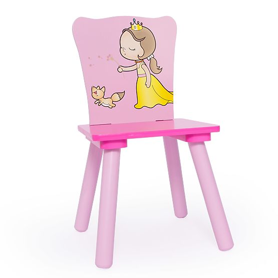 Masă pentru copii cu scaune cu tema unei prințese