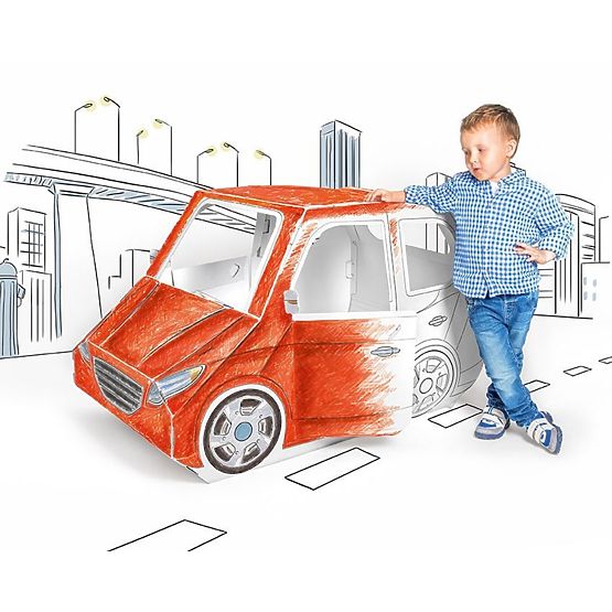 Mașină de jucărie din carton Alien