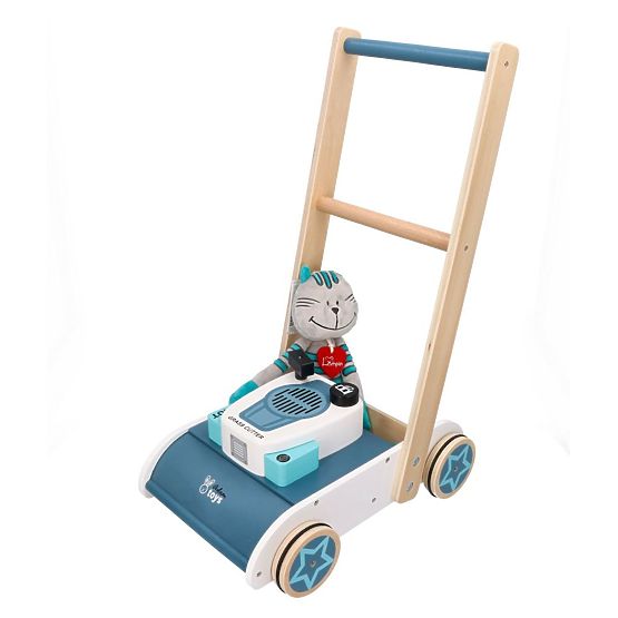 Mașină de tuns iarba din lemn cu sunet Adam Toys