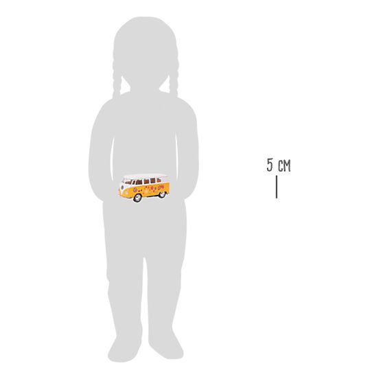 Mașină metalică cu picioare mici Model de mașină Model VW62 Autobuz clasic