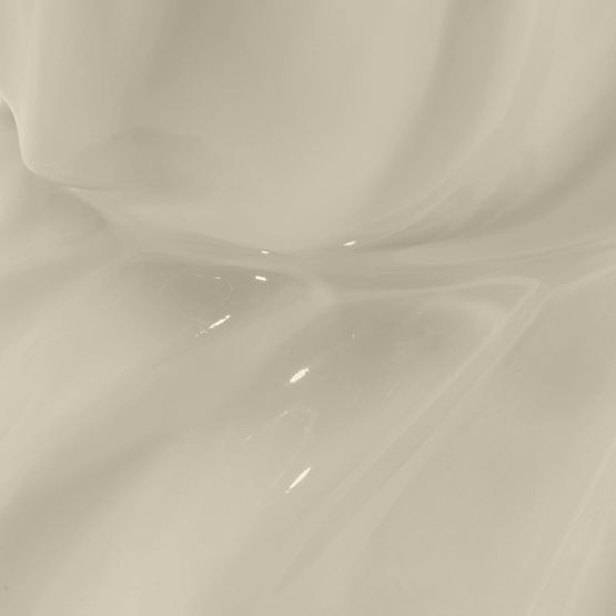 Măsuță laterală Bloom 35 cm, bej, lucioasă