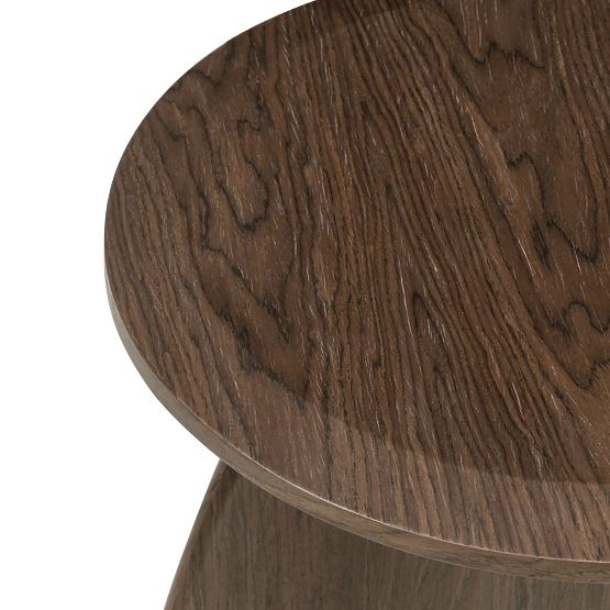 Măsuță laterală Noku 50 cm, nuc închis