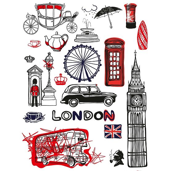 maxi autocolant Londra