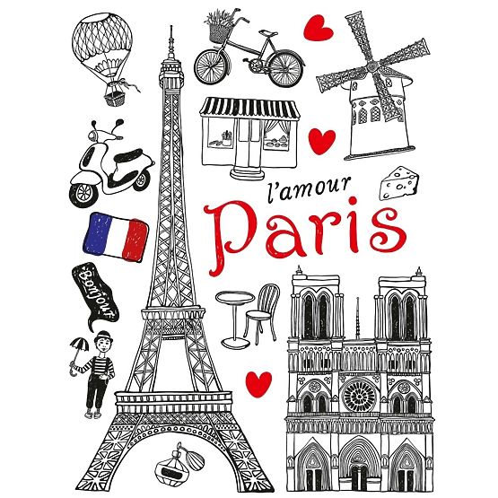 maxi autocolant Paris