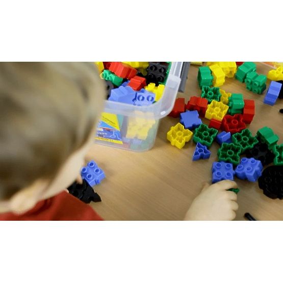 Mega set de blocuri de construcție Morphun Starter, 600 de piese