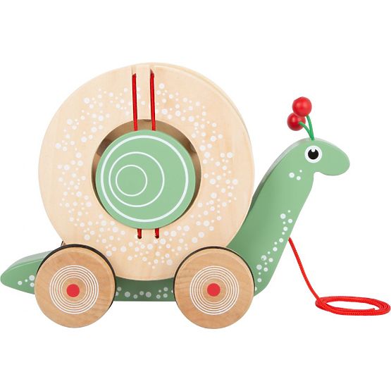 Melc cu cutie de sortare pe șnur Montessori