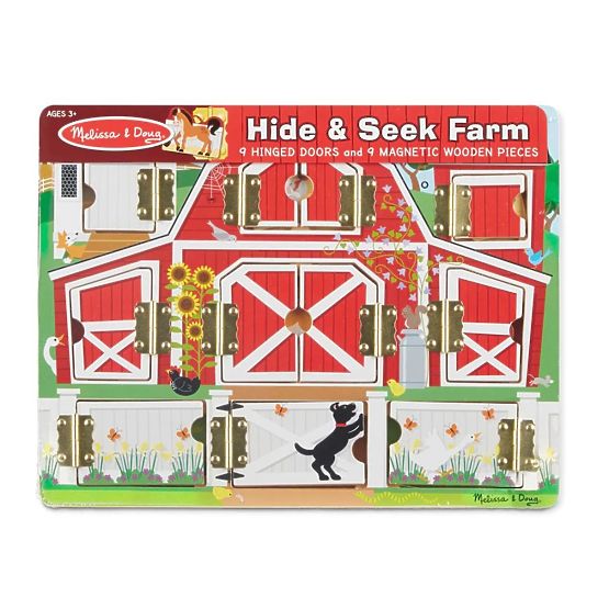 Melissa and Doug - Deschide și închide - Puzzle Joc de-a v-ați ascunselea