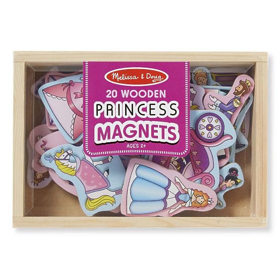 Melissa & Doug - magneți de frigider Princess 20buc