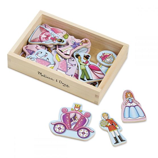 Melissa & Doug - magneți de frigider Princess 20buc