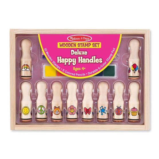 Melissa & Doug - timbre din lemn într-o cutie