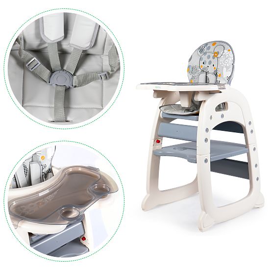 mese scaun mic Mouse 2v1 - gri