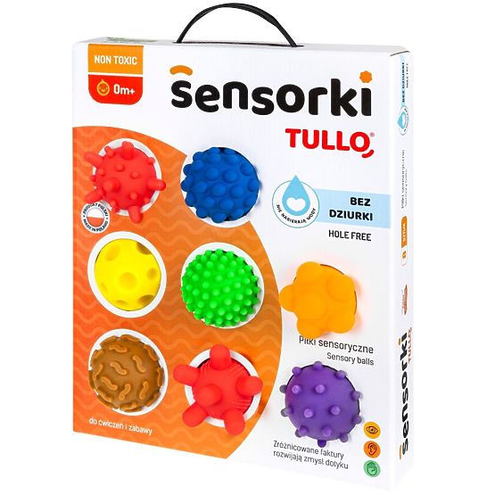 Mingi senzoriale Tullo - 8 mingi fără orificii