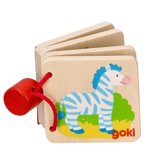 Mini carte din lemn GOKI