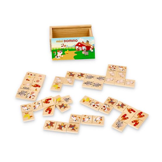Mini Domino în cutie - Animale