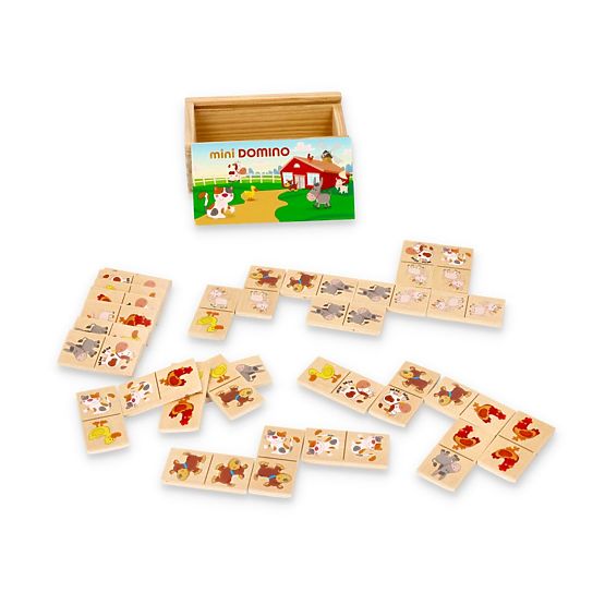 Mini Domino în cutie - Animale