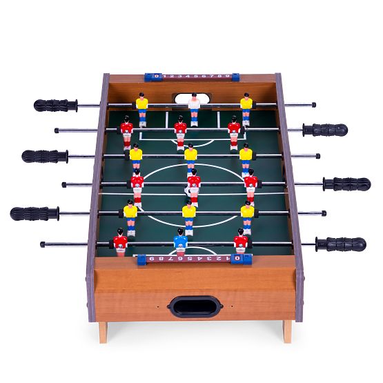 Mini fotbal de masă 69x35,5 cm fotbal de masă din lemn ECOTOYS