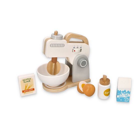 Mixer gri - jucărie din lemn