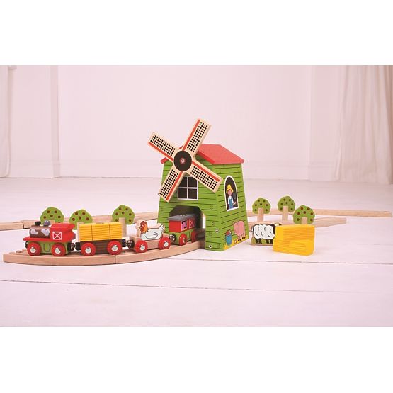 Moara de vânt Bigjigs Rail