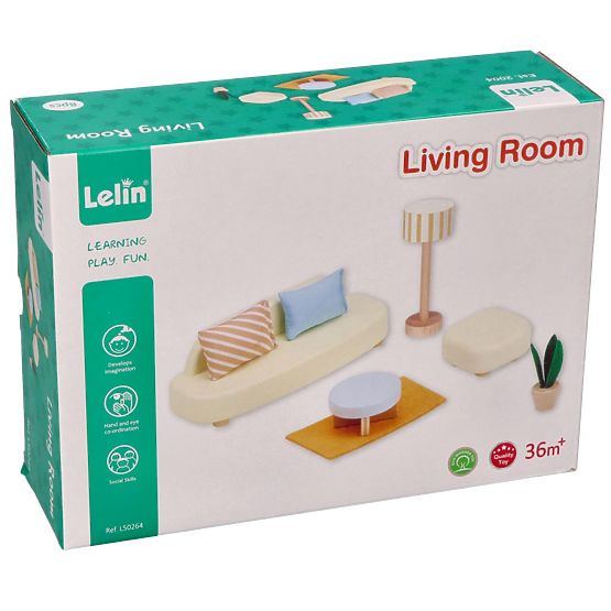 Mobilier pentru casa de păpuși Living