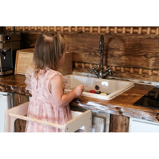 Turnul de Învățare Montessori Nora - Alb