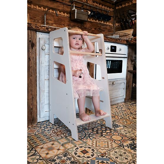 Turnul de Învățare Montessori Nora - Alb