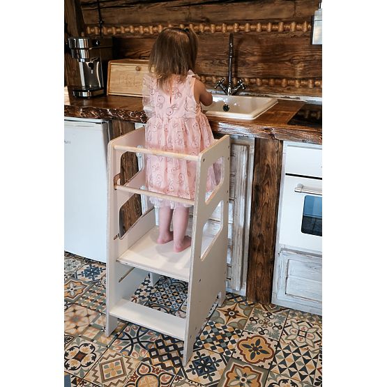 Turnul de Învățare Montessori Nora - Alb