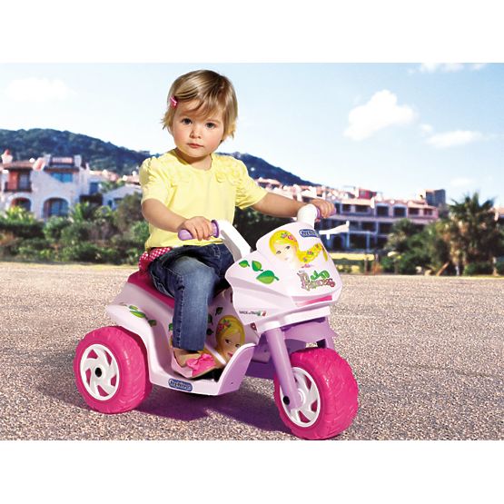 Motocicleta electrica pentru copii mini printesa-PEG PEREGO