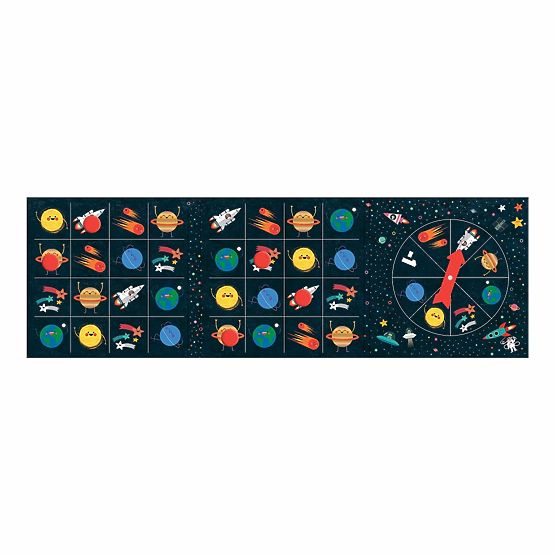Mudpuppy Joc de masă magnetic Bingo Spațial