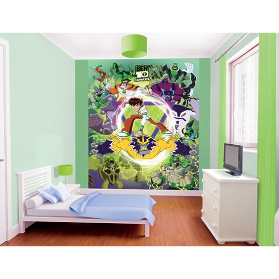 Mural pentru copii din 8 panouri – Omniversul lui Ben 10