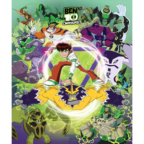 Mural pentru copii din 8 panouri – Omniversul lui Ben 10