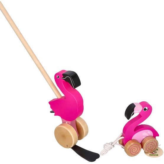 Nature Planet Flamingo de împins
