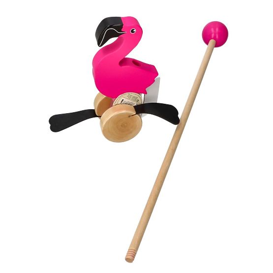Nature Planet Flamingo de împins