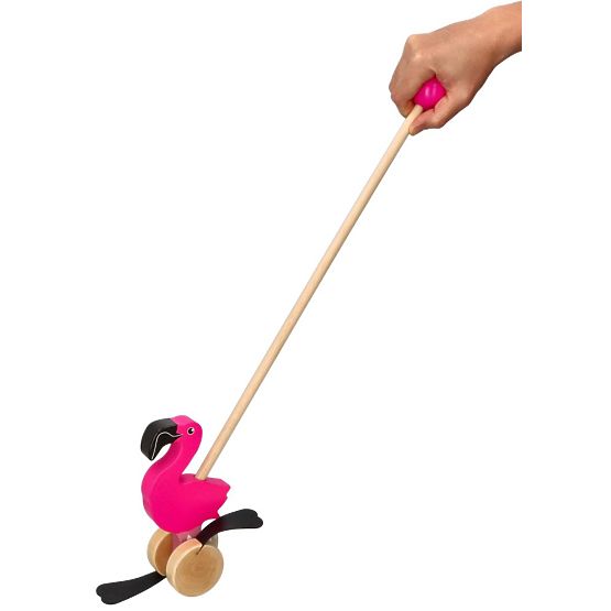 Nature Planet Flamingo de împins