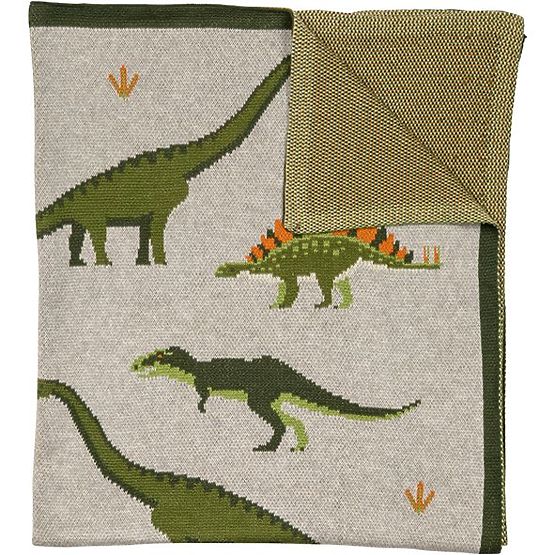 Nature Planet Pătură din bumbac organic Dinozauri