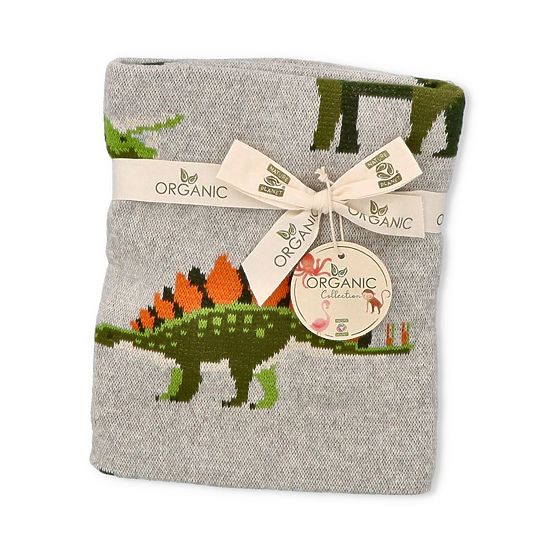 Nature Planet Pătură din bumbac organic Dinozauri