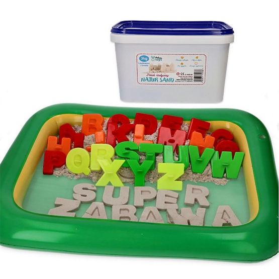 Nisip cinetic 3 kg cu nisip gonflabil si matrite