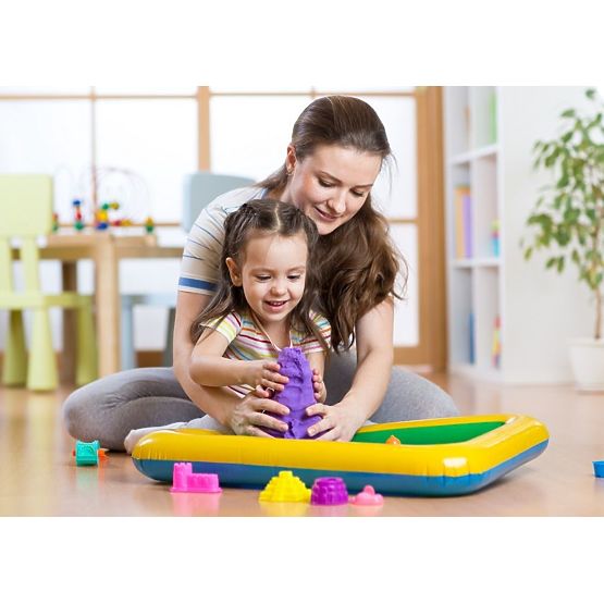 Nisip cinetic 5 kg cu groapa de nisip