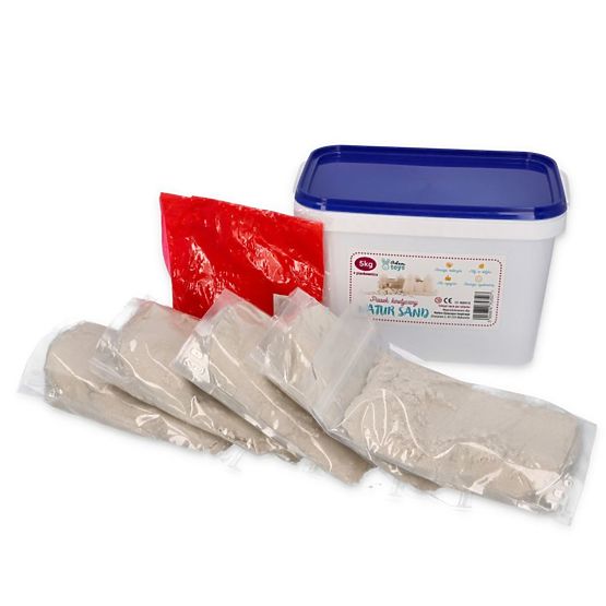 Nisip cinetic 5 kg cu groapa de nisip