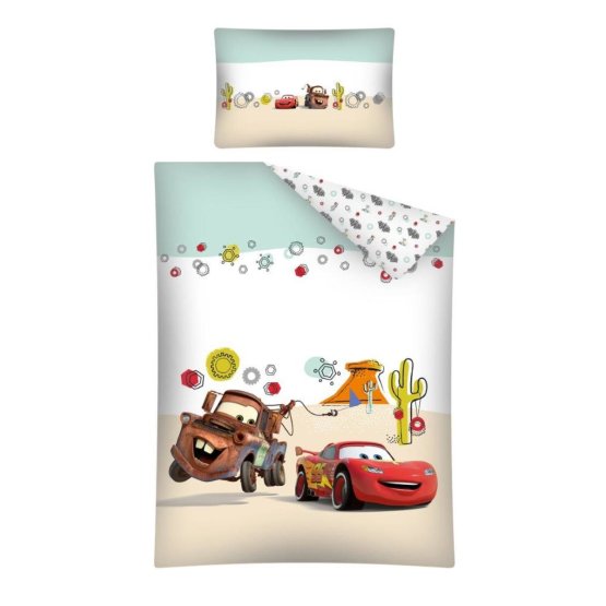 Lenjerie de pat pentru copii cu tematica unei mașini