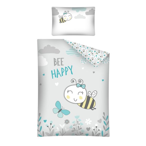 Lenjerie de pat pentru copii cu tematica unei albinuțe