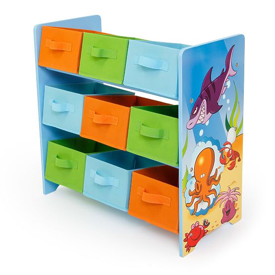Organizator de jucării pentru copii cu motiv marin