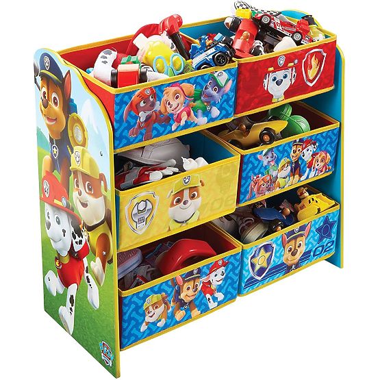 Organizator pentru jucării cu cutii de depozitare - Paw Patrol