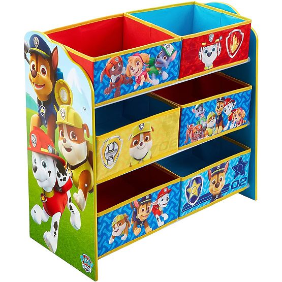 Organizator pentru jucării cu cutii de depozitare - Paw Patrol