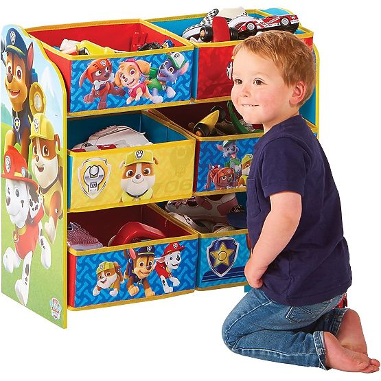 Organizator pentru jucării cu cutii de depozitare - Paw Patrol